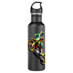 Motocross Dirt Bike Motocross Dirtbike Enduro Jump Edelstahlflasche
