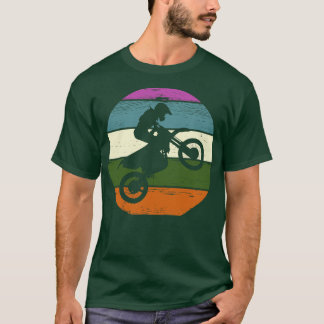 Motocross Dirt Bike Motorbike Sport Retro T-Shirt