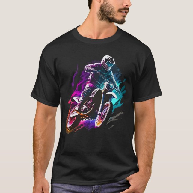 Motocross dirt bike motorcycle 2 T-Shirt (Vorderseite)
