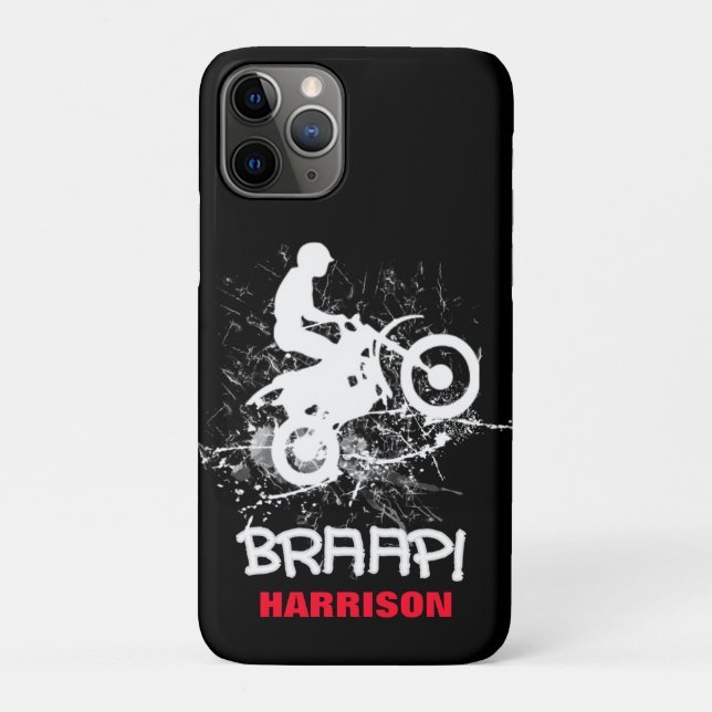Motocross Dirt Bikers Mud Spritzer Braap Case-Mate iPhone Hülle (Rückseite)