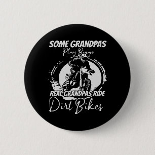 Motocross Enduro Biker Opa Racing Dirt Bike Ri Button