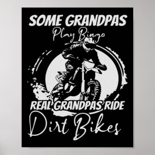 Motocross Enduro Biker Opa Racing Dirt Bike Ri Poster