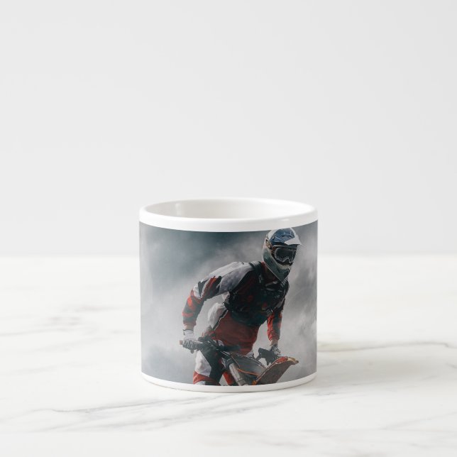 Motocross Espressotasse (Vorderseite)