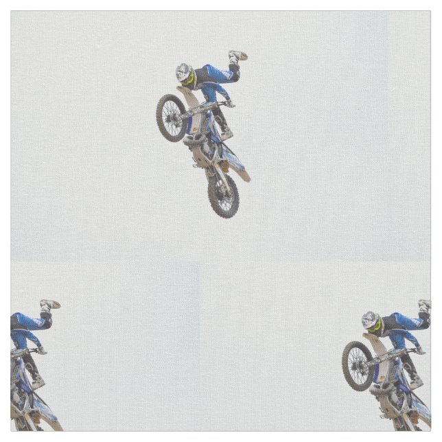 Motocross-Extrem-Tricks Stoff (Nahaufnahme)