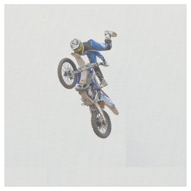 Motocross-Extrem-Tricks Stoff (Nahaufnahme)