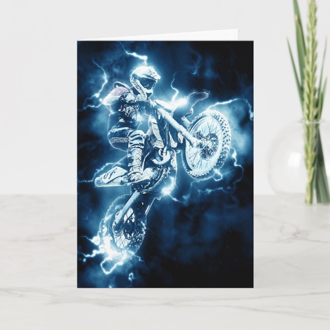 Motocross Extremsport Karte (Vorderseite)