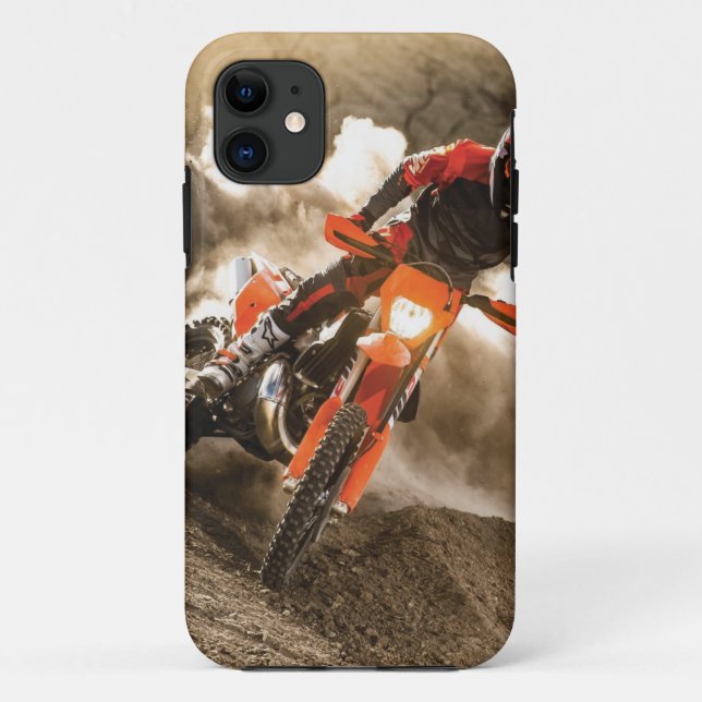 Motocross-Fahrer Case-Mate iPhone Hülle (Rückseite)