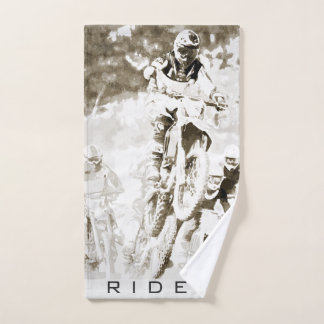Motocross-Fahrer Handtuch