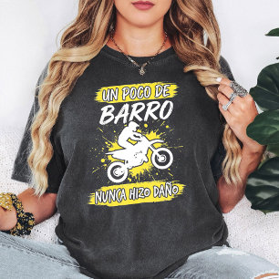 Motocross-Fahrer Matschiger Spaß T-Shirt