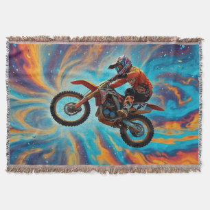 Motocross-Fahrer und Traumlandschaft Decke