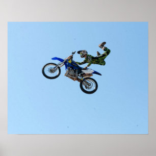 Motocross-Fahrrad Poster