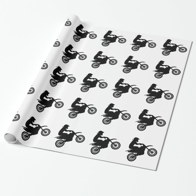 Motocross Geschenkpapier (Ungerollt)