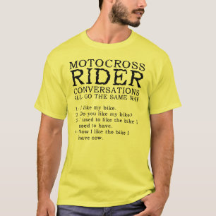 Motocross-Gespräche Lustiges Dirt-Bike-Shirt T-Shirt