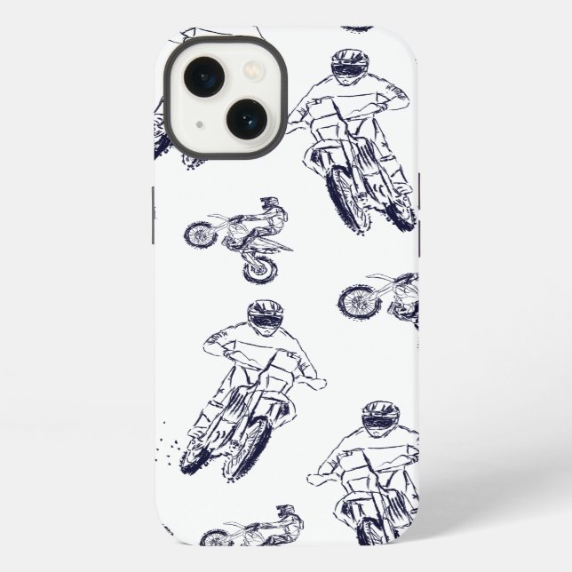 Motocross iPhone Hülle (Rückseite)