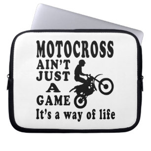 Motocross ist nicht gerade ein Spiel, das es eine Laptopschutzhülle