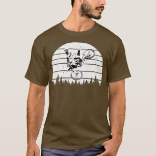Motocross Jumping Bike gestört Grafik Sonnenunterg T-Shirt