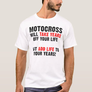 Motocross Leben Für Deine Jahre Lustiges Dirt Bike T-Shirt