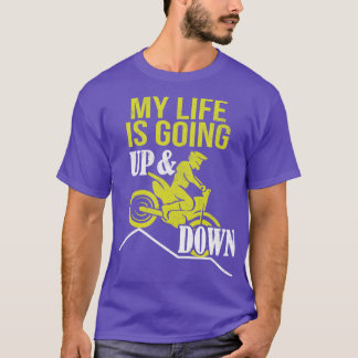 Motocross Life auf und ab T-Shirt