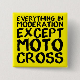 Motocross Mäßigung Lustiger Dirt Bike Knopf Abzeic Button