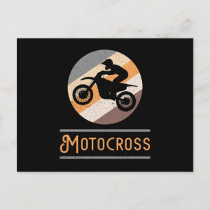Motocross Motorrad Dirt Biker Funny Geschenk Postkarte