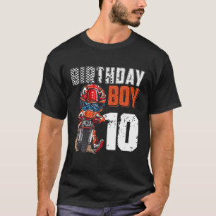 Motocross MX 10. Geschenk 10 Jahre alter Dirt Bike T-Shirt