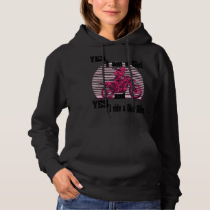 Motocross Mx Ja, ich bin ein Mädchen und ja, ich f Hoodie