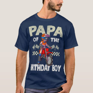 Motocross MX Papa Birthday Boy MX Family Direct T-Shirt
