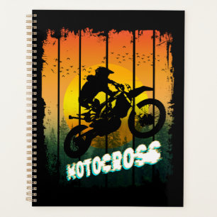 Motocross-Natur-Motorradfahren-Sport-Reiter Planer