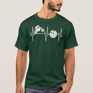 Motocross Pizza Funny Pizza Lover Dirt Bike T-Shirt