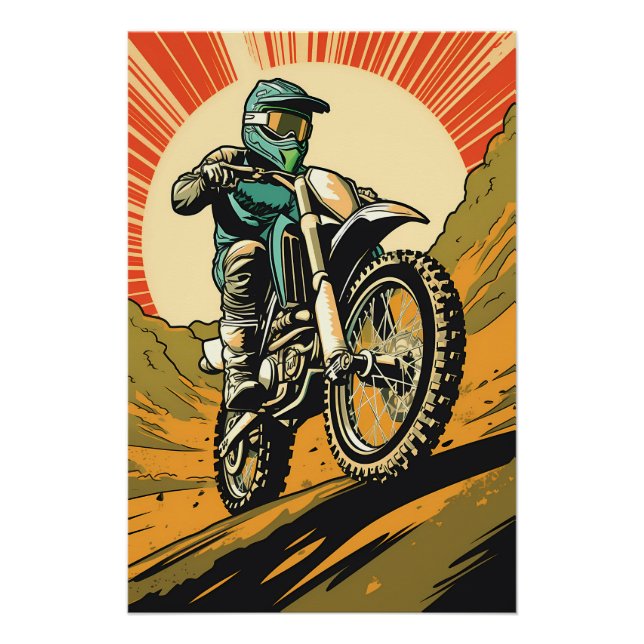 Motocross Poster (Vorderseite)