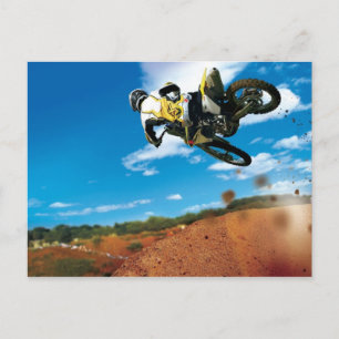 Motocross Postkarte