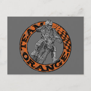 Motocross Postkarte