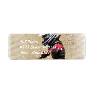 Motocross-Postsendung-Aufkleber