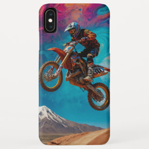 Motocross Racer auf der Bergbahn Case-Mate iPhone Hülle