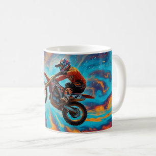 Motocross Rider and Dreamscape Kaffeetasse