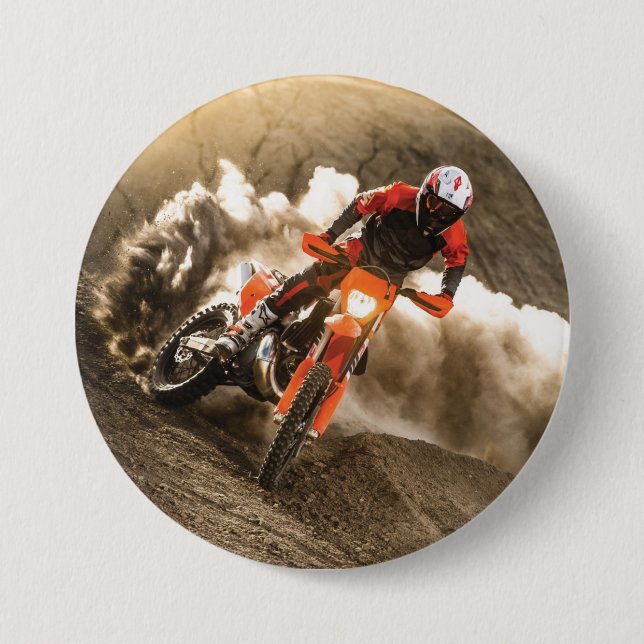Motocross Rider Button (Vorderseite)