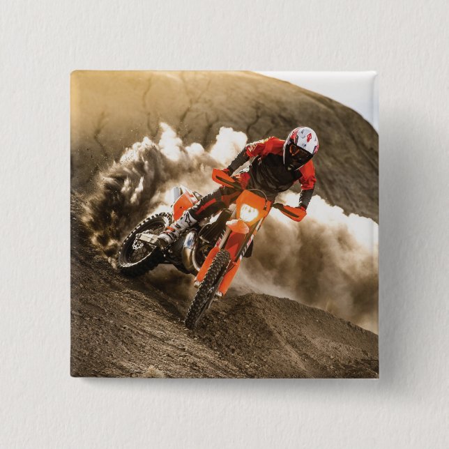 Motocross Rider Button (Vorderseite)