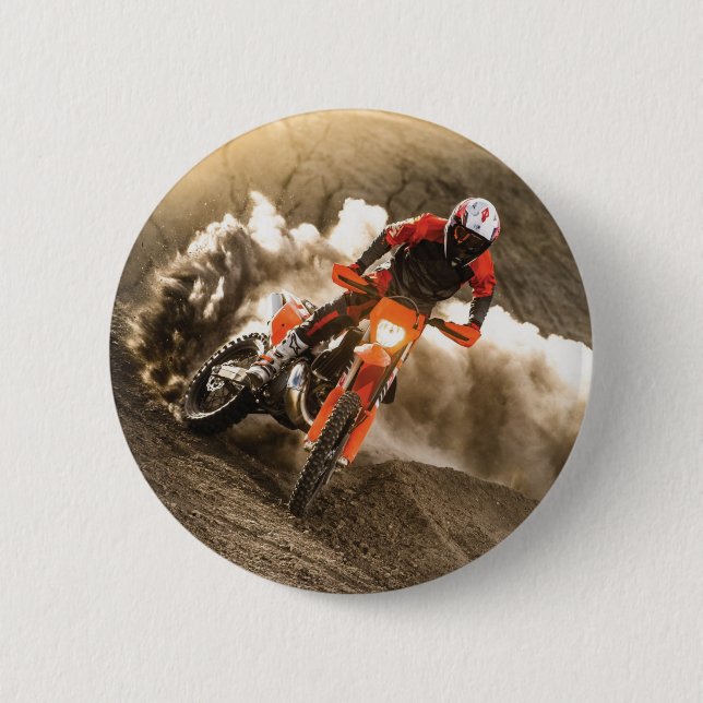 Motocross Rider Button (Vorderseite)