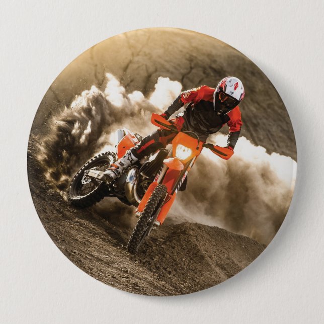 Motocross Rider Button (Vorderseite)