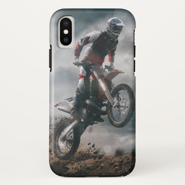 Motocross Rider Case-Mate iPhone Hülle (Rückseite)