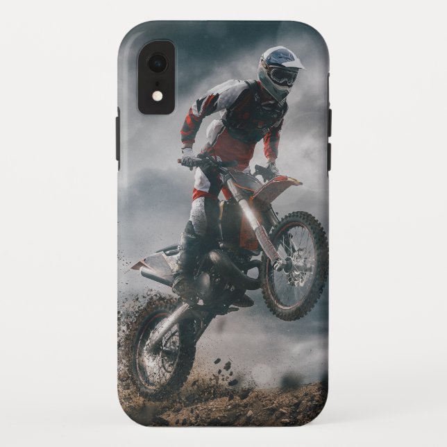 Motocross Rider Case-Mate iPhone Hülle (Rückseite)