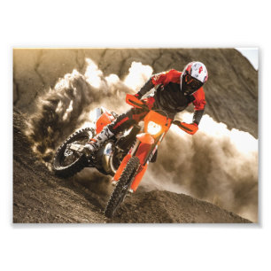 Motocross Rider Fotodruck