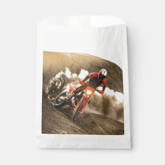 Motocross Rider Geschenktütchen (Vorderseite)