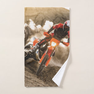 Motocross Rider Handtuch