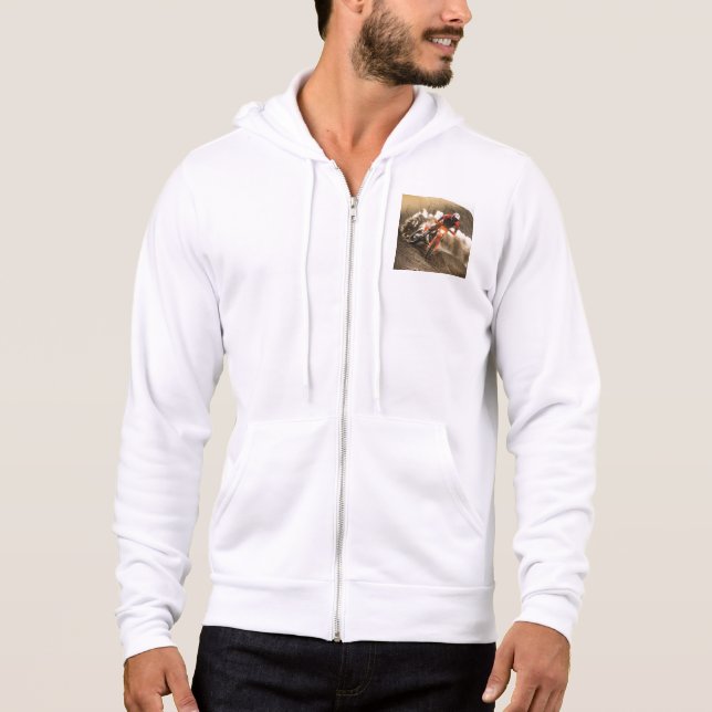 Motocross Rider Hoodie (Vorderseite)