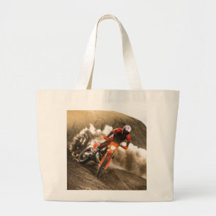 Motocross Rider Jumbo Stoffbeutel