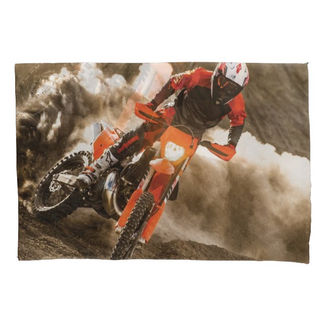 Motocross Rider Kissenbezug (Vorderseite)