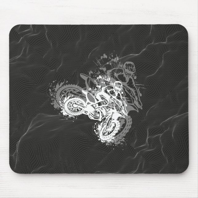 motocross rider  mousepad (Vorne)