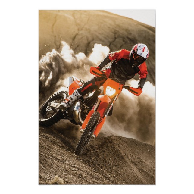 Motocross Rider Poster (Vorderseite)