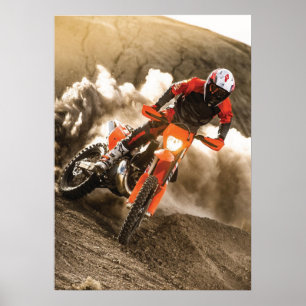 Motocross Rider Poster
